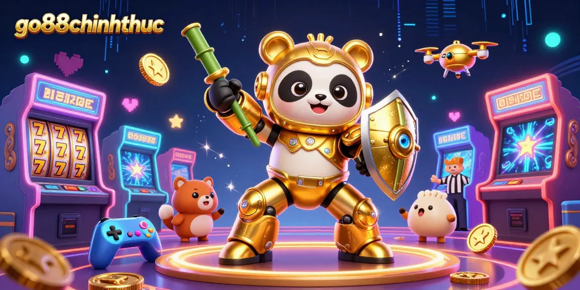 Experience the excitement of go88chinhthuc in this vibrant 3D casino illustration packed with immersive gaming elements.