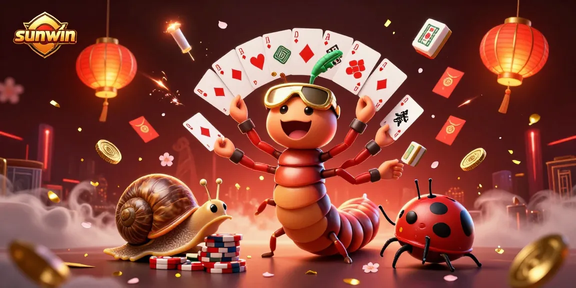 Engage with sunwin's vibrant casino scene showcasing a millipede dealer and high-roller action.