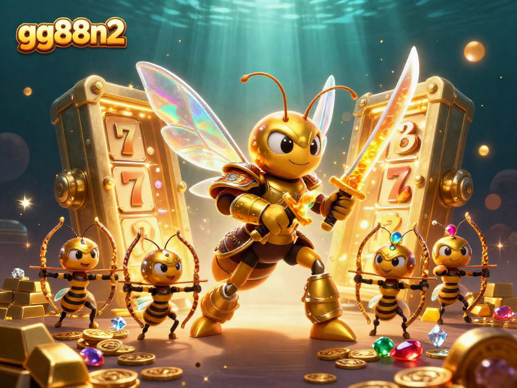 Engage with gg88n2's vibrant slots scene featuring epic character interactions illustrating the fun of online gaming.