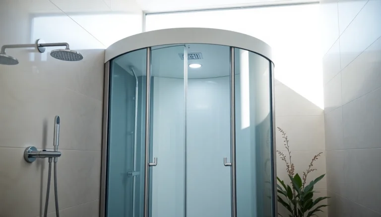 Besondere Merkmale der sonni Duschkabine 100x100 präsentieren sich in einem modernen Badezimmer-Design.