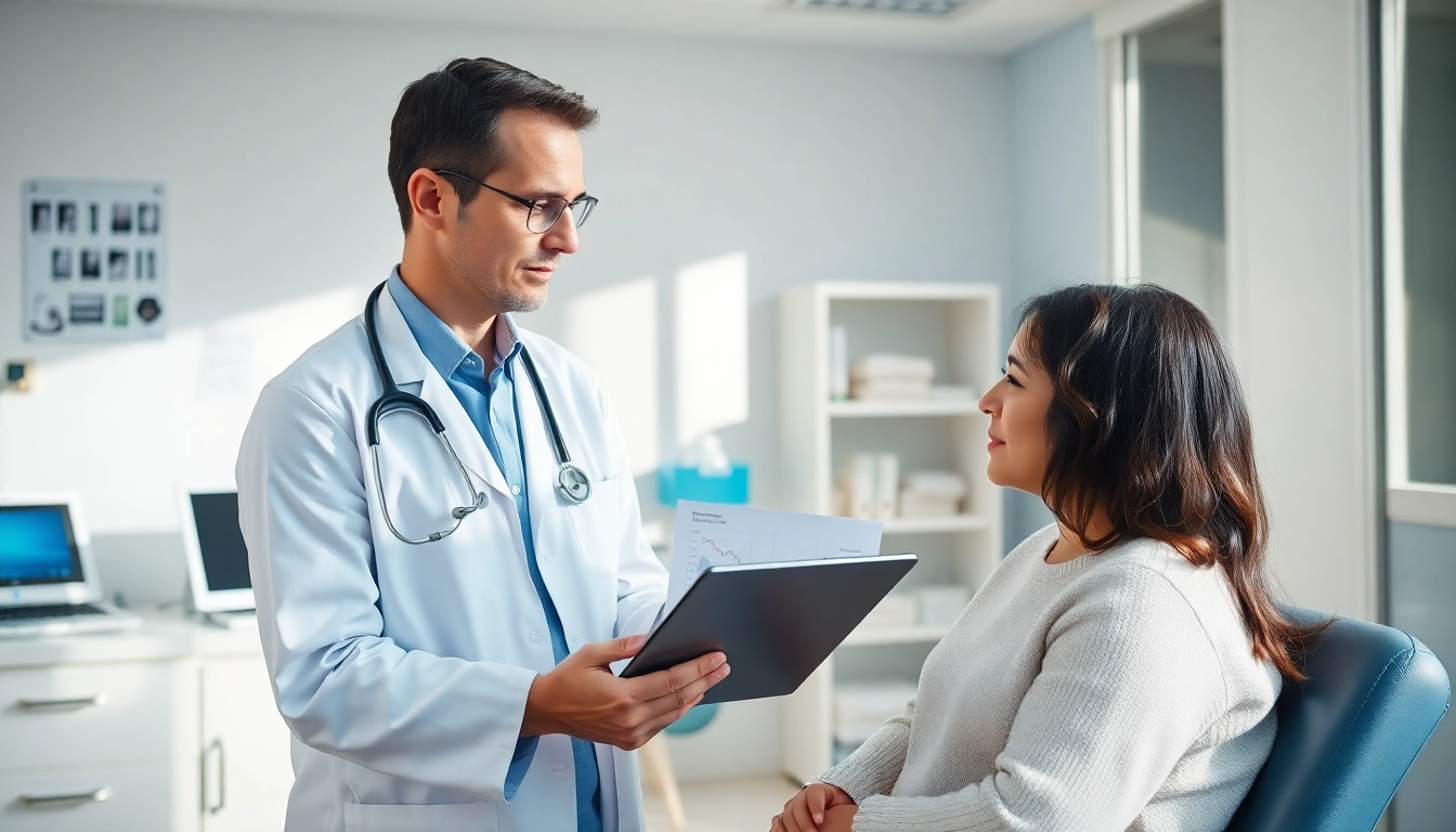 Tirzepatide discussion in a clinical setting, highlighting benefits and patient care.
