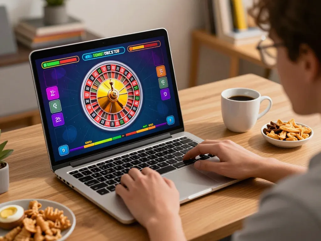 Experience a strategic roulette game on 88xeng, showcasing a player immersed in online gambling