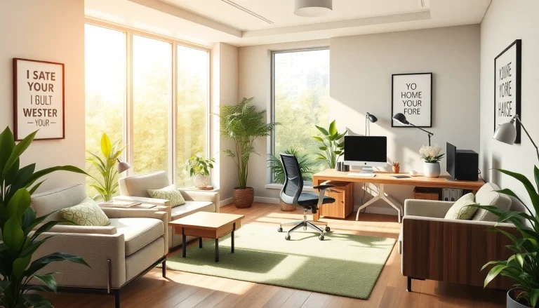 Enhance productivity with innovative home office equipment from https://amc-essentials.com/ in a modern workspace.
