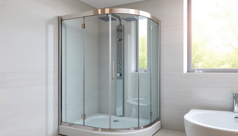 Erleben Sie die stilvolle sonni Duschkabine in einem modernen Badezimmer-Design.