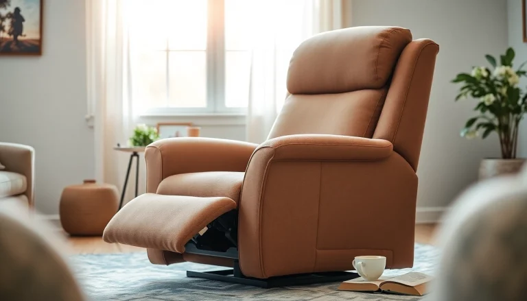 Experience comfort with a big and tall lift chair designed for relaxation and support.