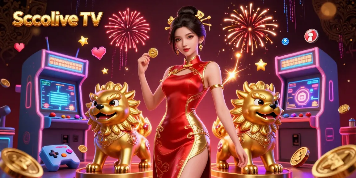 Experience the thrill of betting with Socolive TV, featuring vivid illustrations of Asian culture and gaming.