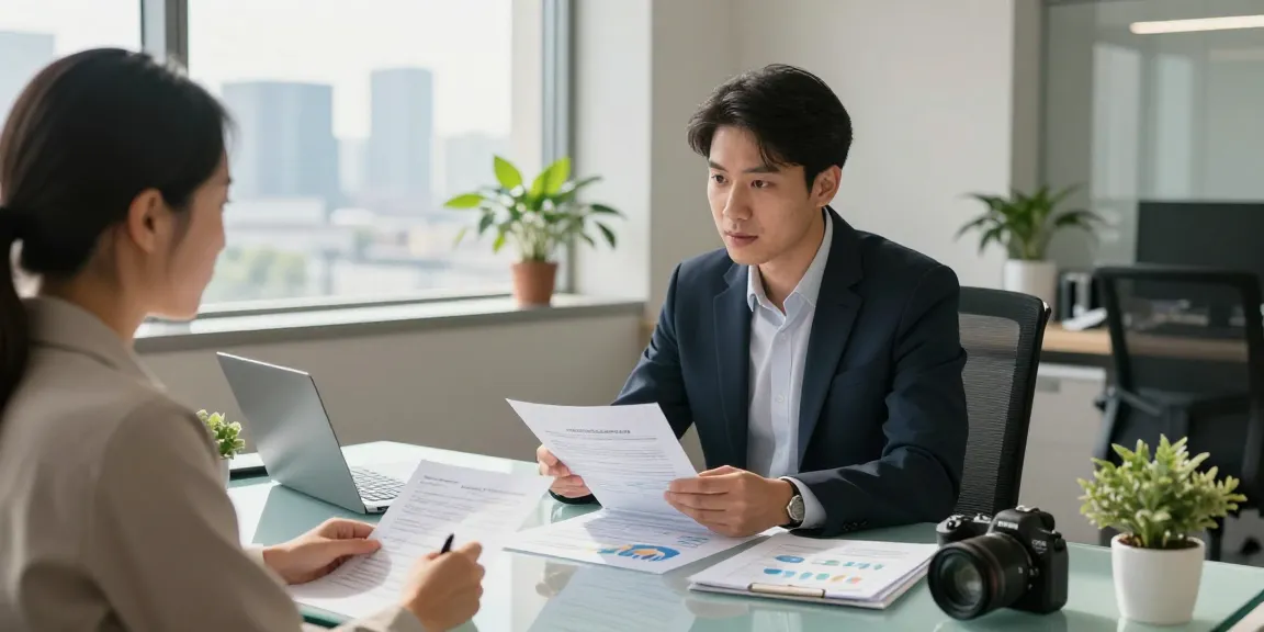 Consultation for a joint venture loan program in a modern office.