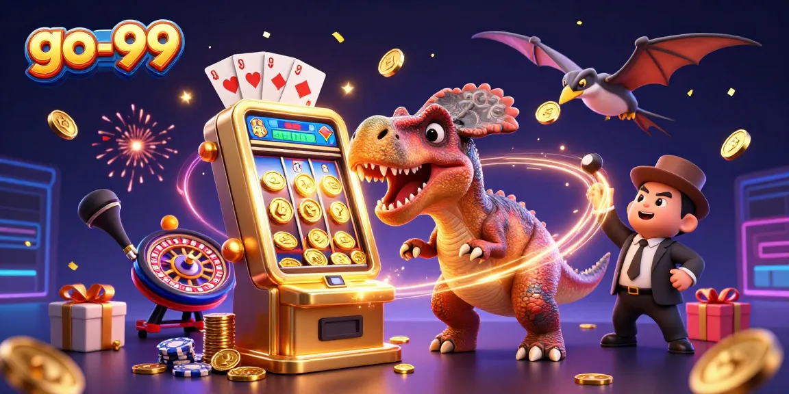Winning coins flow as the go-99 casino scene captivates with excitement and energy.